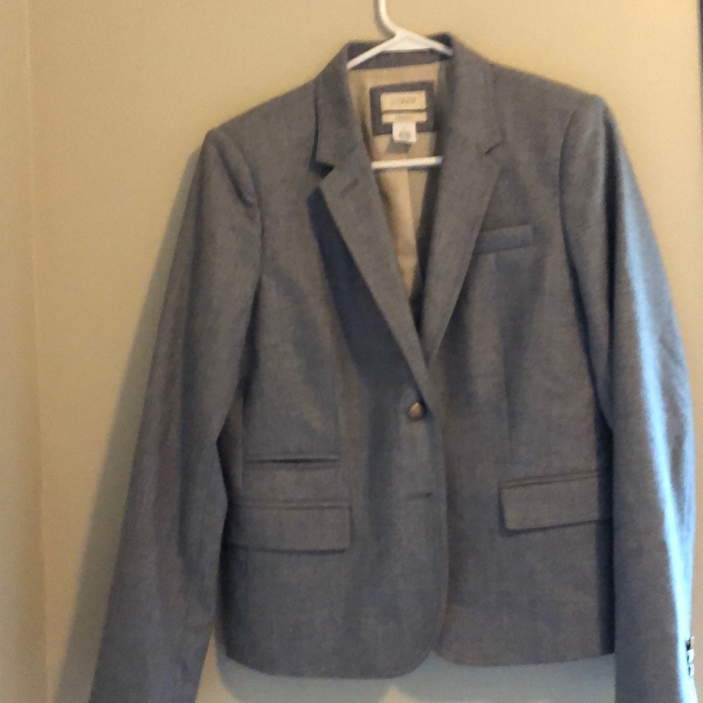 J crew gray schoolboy  blazer size 12